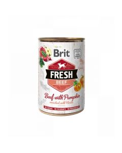 Brit Fresh Lata Carne y Calabaza para Perros 400 gr