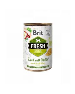 Brit Fresh Lata Pato con Mijo para Perros 400 gr
