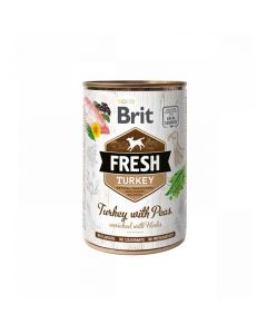 Brit Fresh Lata Pavo con Guisantes para Perros 400 gr