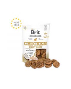 Snack Brit Meaty Coins de Pollo e Insectos para Perros
