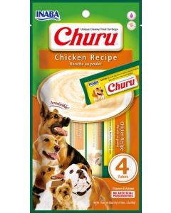 Snack Cremoso "CIAO Churu" de Pollo para Perros - 4 tubos