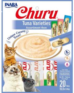 Snack Churu Pack 20 Tubos Variedades de Atún para Gatos