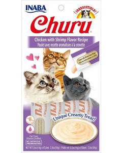 Snack Churu Pollo y Camarón para Gatos