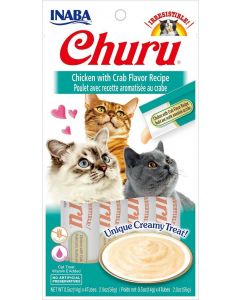 Snack Churu Pollo y Cangrejo para Gatos