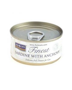 Fish4Cats Lata Finest Sardine with Anchovy 70 gr