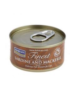 Fish4Cats Lata Finest Sardine with Mackarel 70 gr