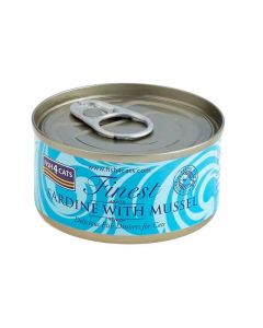 Fish4Cats Lata Finest Sardine with Mussel 70 gr
