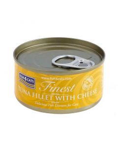Fish4Cats Lata Finest Tuna Fillet with Cheese 70 gr