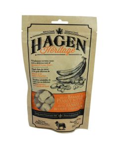 Snacks "Hagen Heritage" para Perros - Plátano y Mantequilla de maní