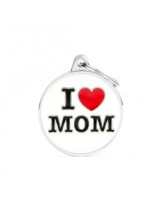 Placa Charms "My Family" I love Mom