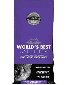 Arena Aglutinante Natural "World's Best Cat Litter" Multicat Lavanda