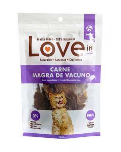Snack Love it! para Gatos Carne Magra de Vacuno