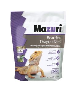 Mazuri "Bearded Dragon Diet" para Dragón Barbudo y Reptiles Insectívoros
