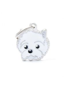 Placa Friends Perro "My Family" West Highland Terrier