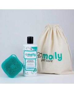 Molly Pet Care Pack 1 x Shampoo Balsámico + Cepillo