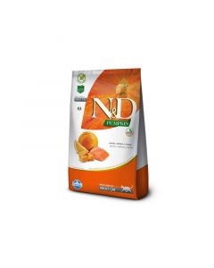 N&D Pumpkin Salmón, Calabaza y Naranja para Gatos 1,5 Kg