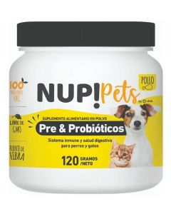 Suplemento Pre & Probióticos Nup! Pets Pollo