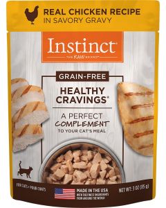 Instinct "Healthy Cravings" Grain-Free Pouch para Gatos Receta Pollo