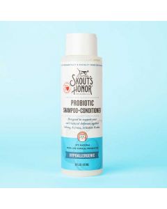 Skout's Honor Shampoo y Acondicionador Probiótico para Gatos Sin Perfume 473 ml