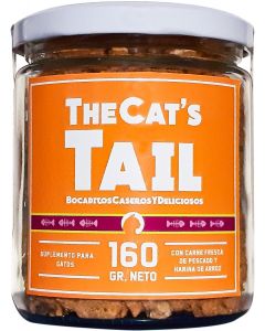 Galletas Caseras para Gatos "The Cat's Tail" de Pescado - 160 gramos