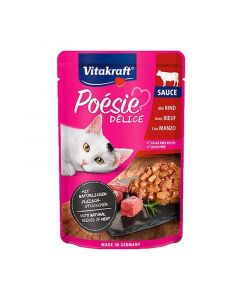 Vitakraft Poésie Pouch Carne para Gatos