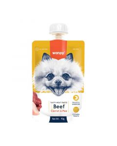 Wanpy Tasty Meat Paste Vacuno para Perros 90 gr