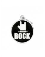 Placa Charms "My Family" Rock
