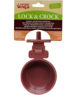 Comedero y Bebedero de Fijación "Lock & Crock"