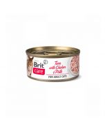 Brit Care Lata Atún con Pollo y Leche para Gatos Adultos 70 gr