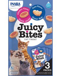 Premios Jugosos "Juicy Bites" para Gatos Receta Atún y Pollo