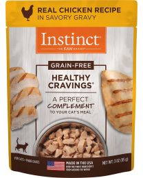 Instinct "Healthy Cravings" Grain-Free Pouch para Gatos Receta Pollo